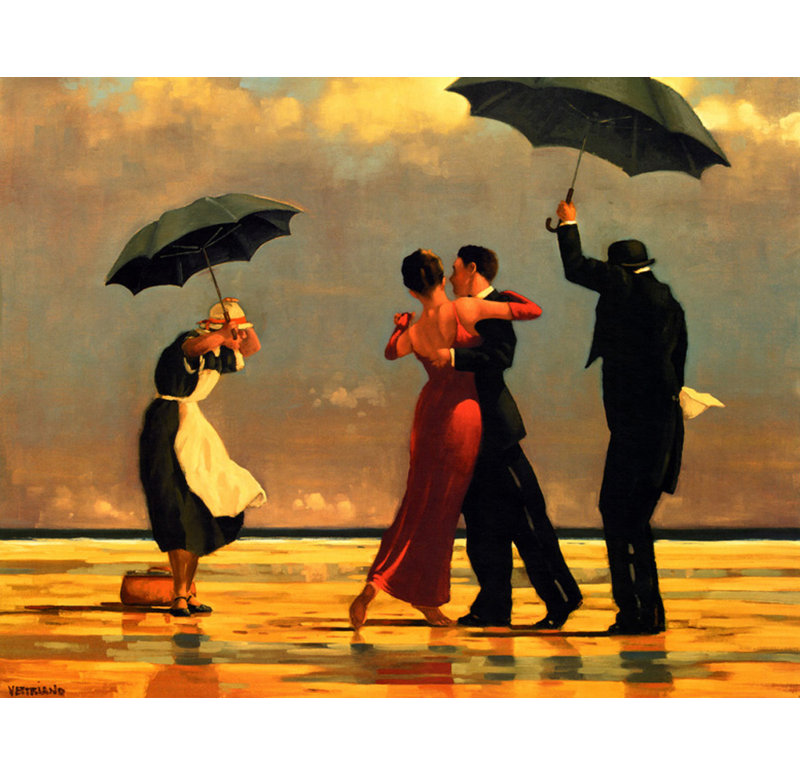The Singing Butler, 28" H x 36" W