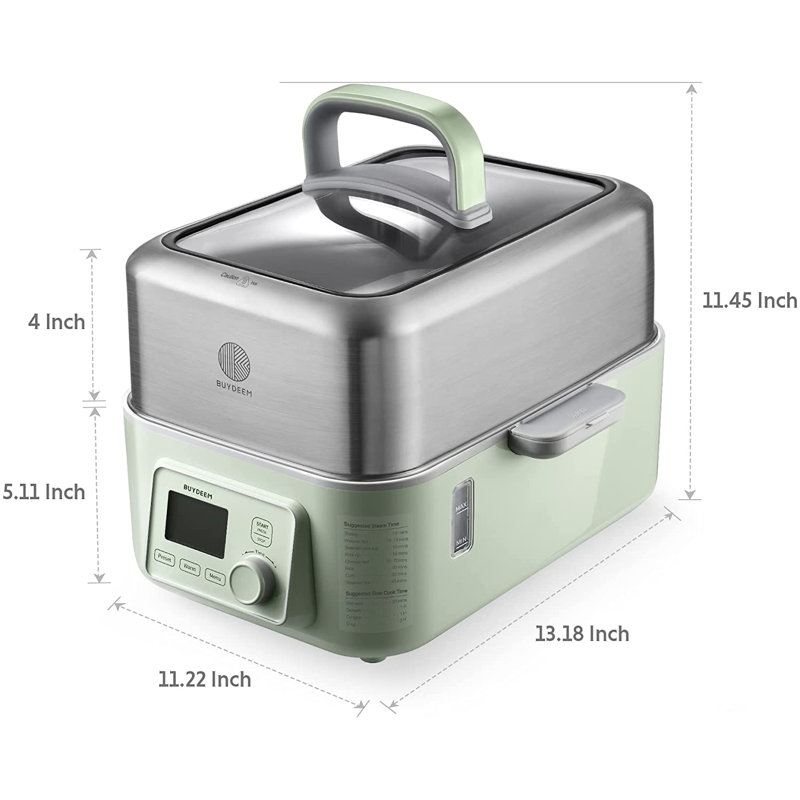 Buydeem 1 tier 2.11 Qt. Food Steamer