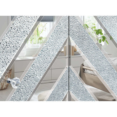 Meuble télé avec miroir pour téléviseur 65 pouces et plus