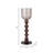 Pillar Holder with Glass Top and Turned Mango Wood and Metal Base in Modern Sculptural Design-742182630