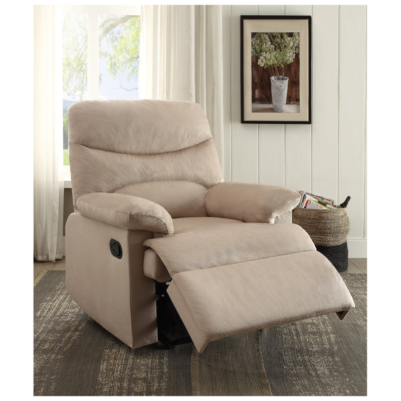 Fauteuil inclinable en tissu tissé Arcadia Beige, Beige - tissu