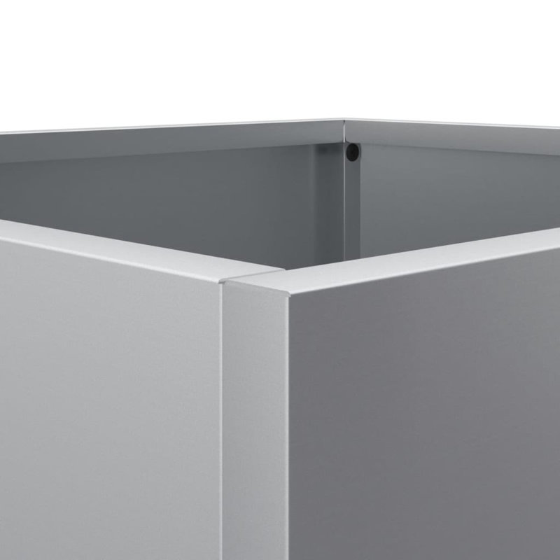 Planter Steel, 39cm H x 62cm W x 40cm D, 1, Rusty