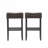 30-inch Leather Backless Bar Stool,Set of 2