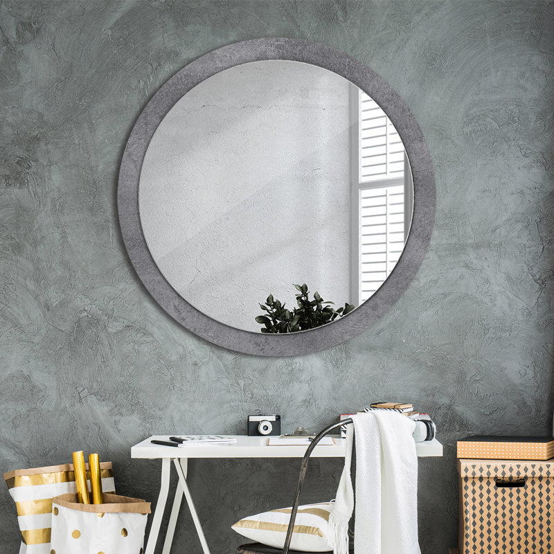 Huldar Glass Flat Wall Mirror