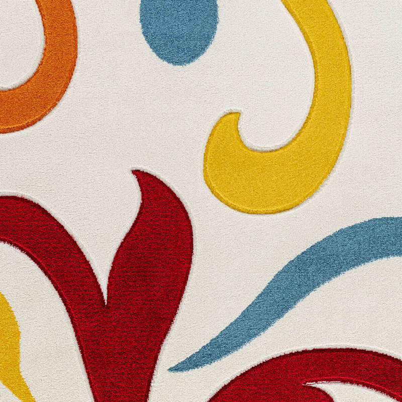 Floral Area Rug, Rectangle 120 x 170cm