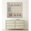 « the blanchisserie », art textuel sur toile tendue-22499690