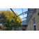 Menands 9.0m Width x 1.5m Depth Door Canopy Black-Bracket Clear-Sheet