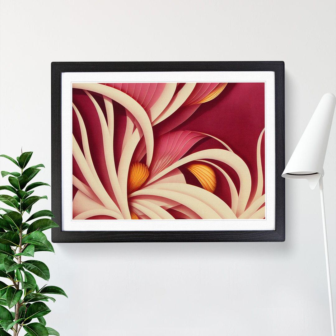 Fine Flowers Deco - Single Picture Frame Print