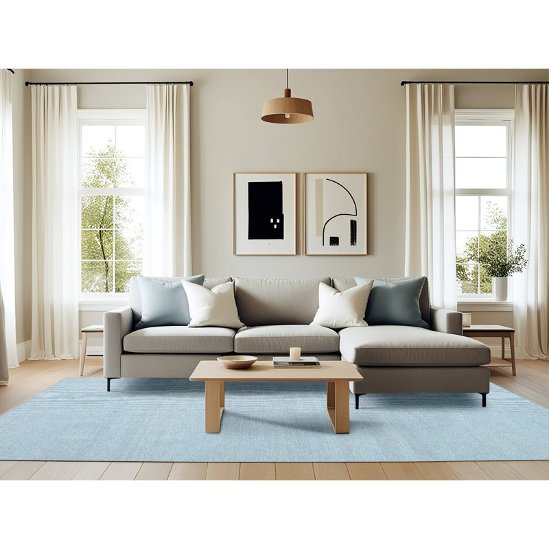 Tapis gris zone contemporaine, Rectangle 6 pi x 9 pi