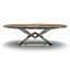 Abruzzo Oval Walnut Wood Dining Table-596408056