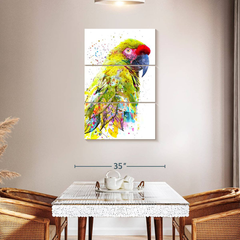 Brampt Stunning Safari Bird, 45" H x 28" W