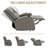 Meleri 35'' Oversized Recliner Chair, PU Leather Electric Power Lift Reclining Chair with Heat and Massage for Adults and Elderly, Recliner with Remote Control and Cup Holder