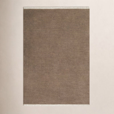 Clio Hand-Loomed Dark Gray Wool Rug