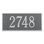 Hartford 1-Line Wall Address Plaque