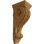 Corbeau en bois d'acanthe