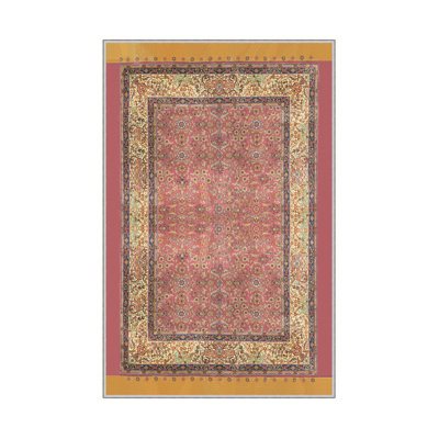 Premium Hall Carpet (3.3 x 6.6 ft), 100% Polyester, 0.3 in Pile Height | Antibacterial, Non-Slip PVC Dot Underside, 650 g/m² | Durable Woven Design, 3D Digital Printing, Machine Washable, Ideal for Home Décor