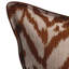 Exotic Aura Embroidery Self-Flange Accent Pillow
