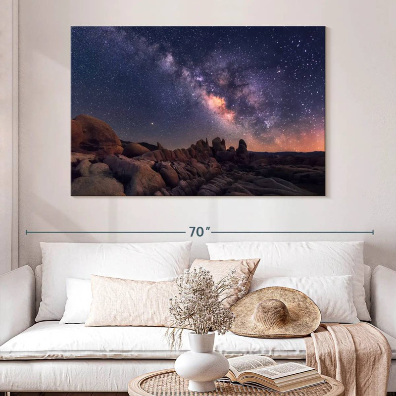 Alvord Joshua Tree Voie Lactée, H 34 po x l 51 po