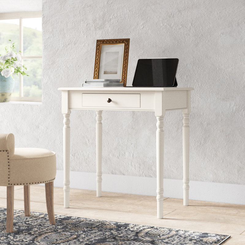 Gaven Writing Desk, Distressed White