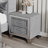 Velvet Solid Wood Nightstand-1238811337
