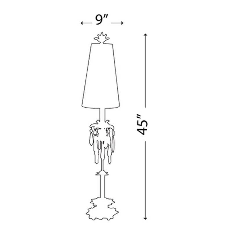 Bird Land 45" Table Lamp
