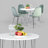 Round Metal Base Dining Table