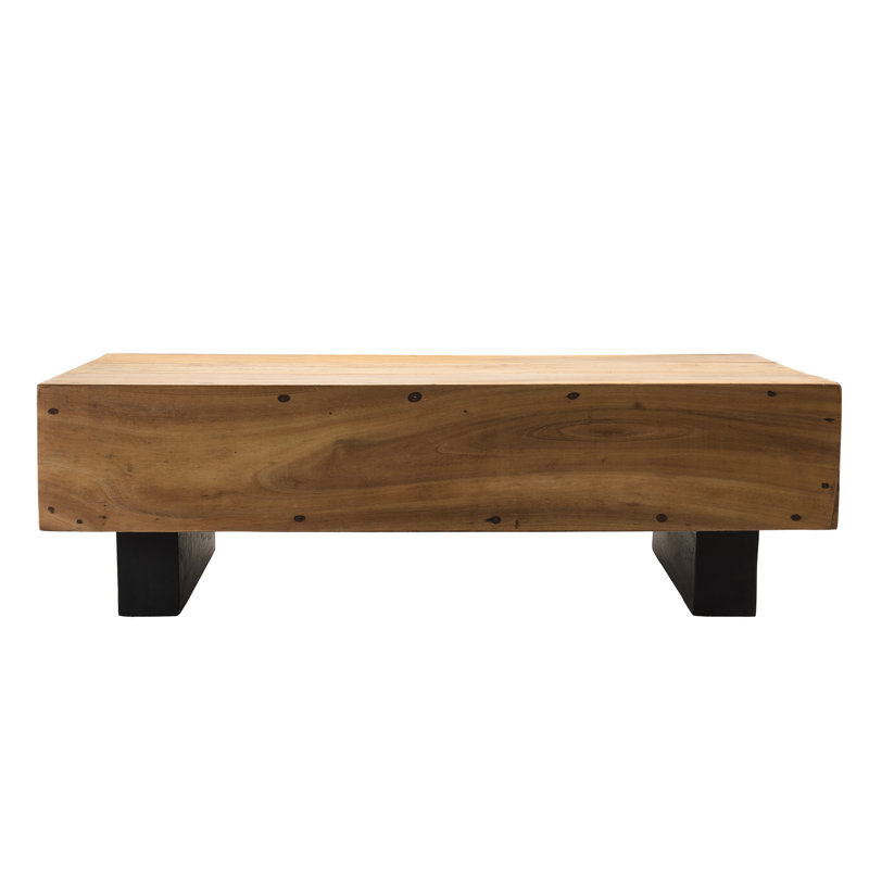 Jamir Solid Wood Sled Coffee Table