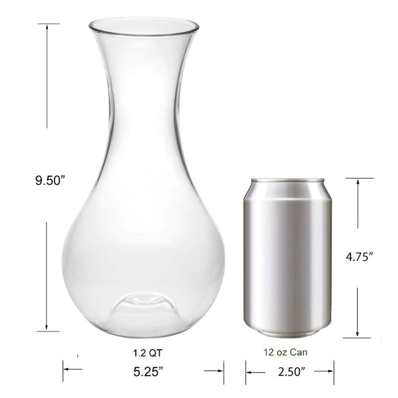 Décanteur à vin 48 oz unbreakable tritan Brathwaite