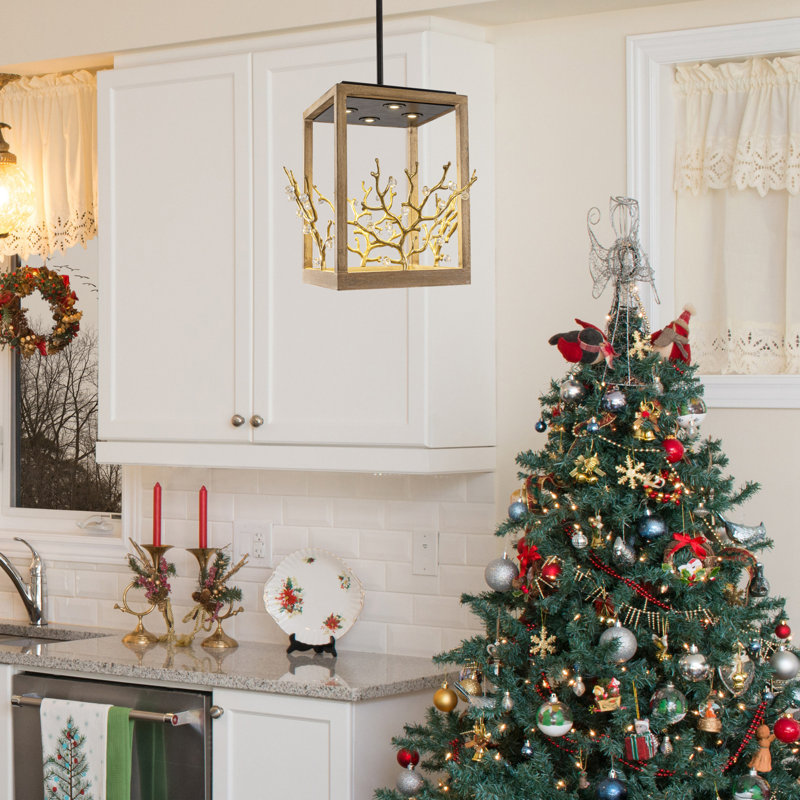 4 -Light Lantern Square / Rectangle Chandelier