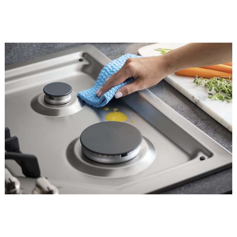 Built-in 30" Gas Cooktop with 5 Burners, Stainless Steel