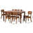 Kells 6 - Person Four Leg Base Dining Set-129490339-129490338