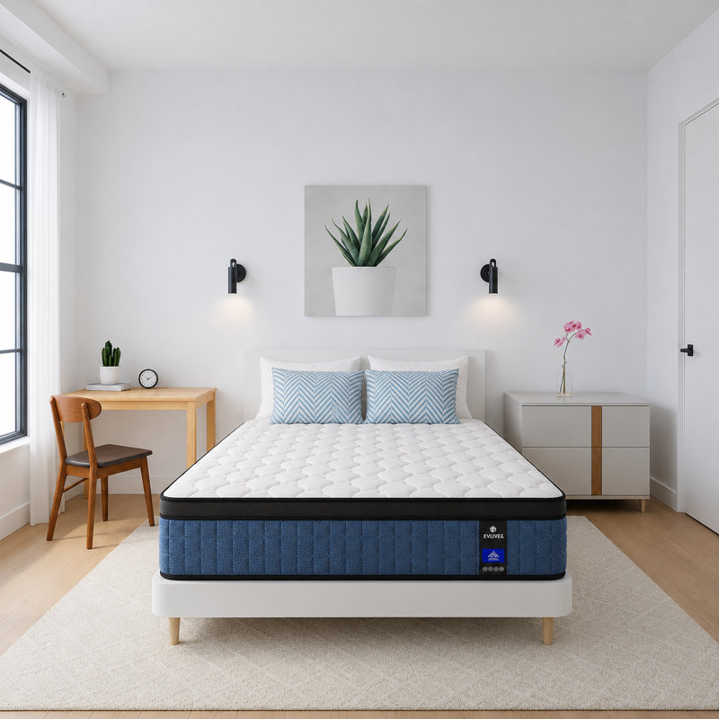 12" Carbon Cooling Hybrid Mattress, Full