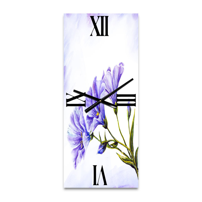 Horloge murale Wildflowers, Grand