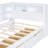 White Twin Wooden Daybed With 2 Drawers, Storage Shelf, And Charging - 10 Slats For Stability, 350Lbs Weight Limit, Pine Construction Size Ports Design, Strong Support,-1758587187