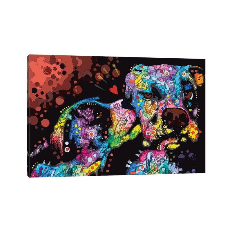 It's Just Puppy Love by Dean Russo - Print on Canvas, Wrapped Canvas, 66.04cm H x 101.6cm W x 1.91cm D