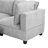 U-Shaped Sectional With Movable & Practical Coffee Table, Grey - Home Decoration Piece Charging Mechanism, Advanced Design-1245964817