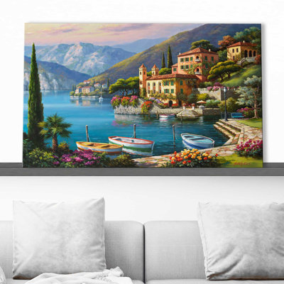 " Villa Bella Vista " Acrylic Painting