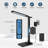 LED Desk Lamp With Wireless Charger And USB Charging Port, 5 Colors 5 Brightness Levels