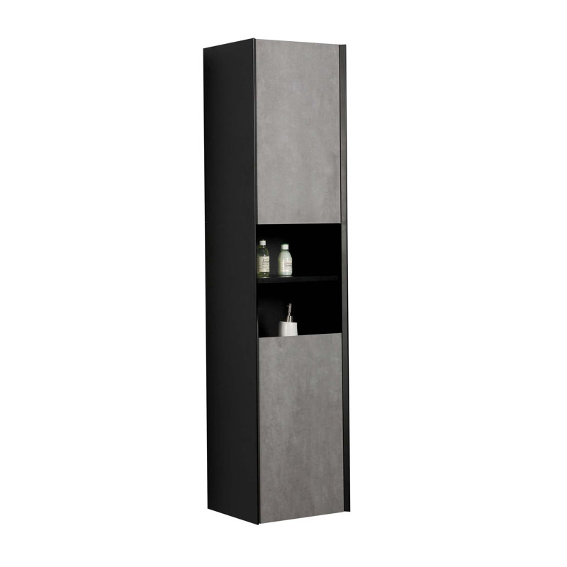 Linen Cabinet, Black
