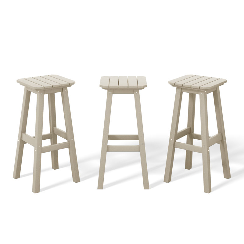 Tabouret de bar 29 po Laguna, Gris clair
