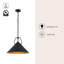 Luminaire suspendu 18 po avec abat-jour blanc-129402189