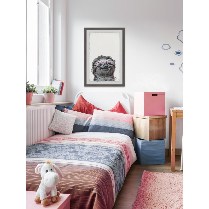 «Fgg Shaggy Sloth», reproduction encadrée, H 18 po x l 12 po x P 1,5 po