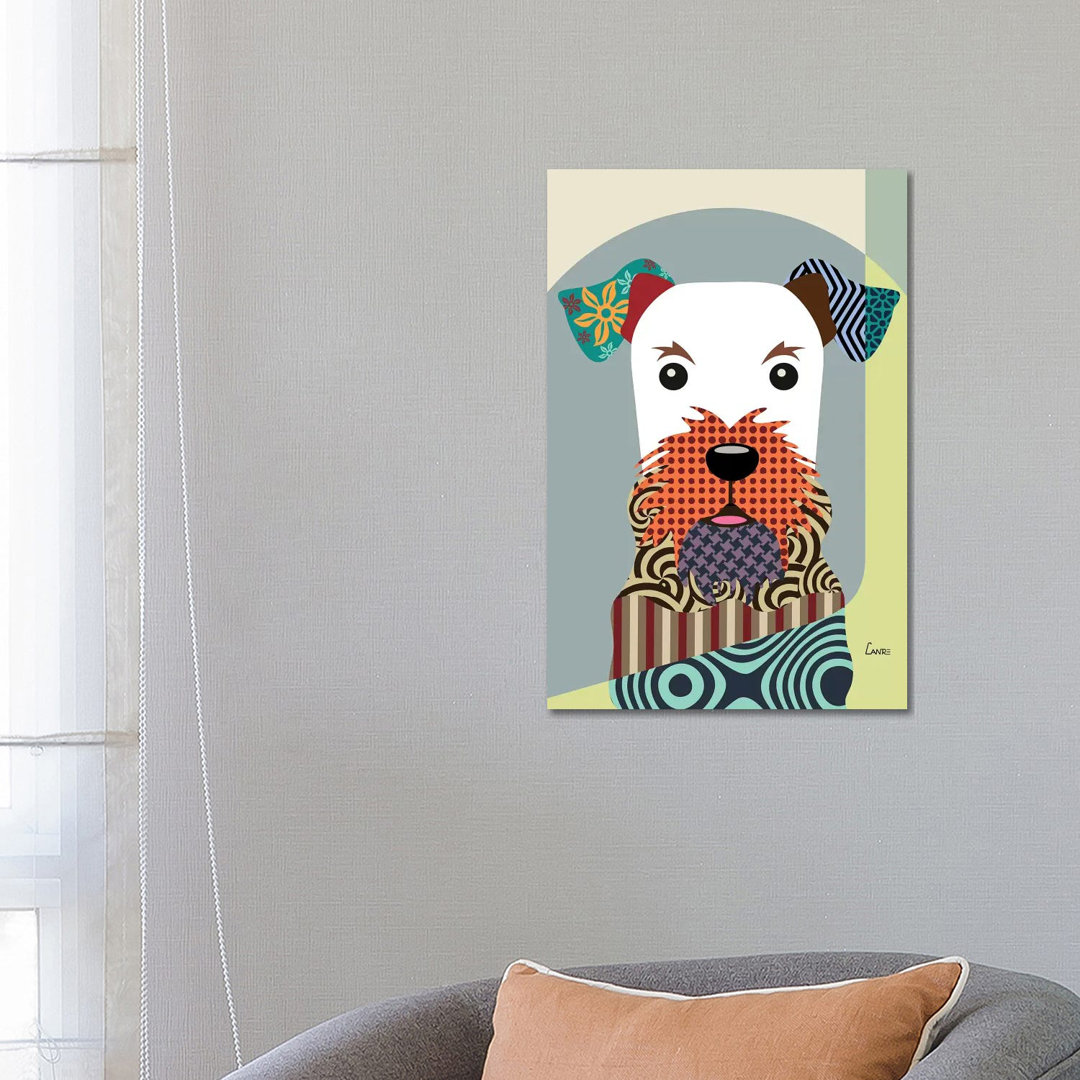 Airedale Terrier by Lanre Studio - Wrapped Canvas Graphic Art
