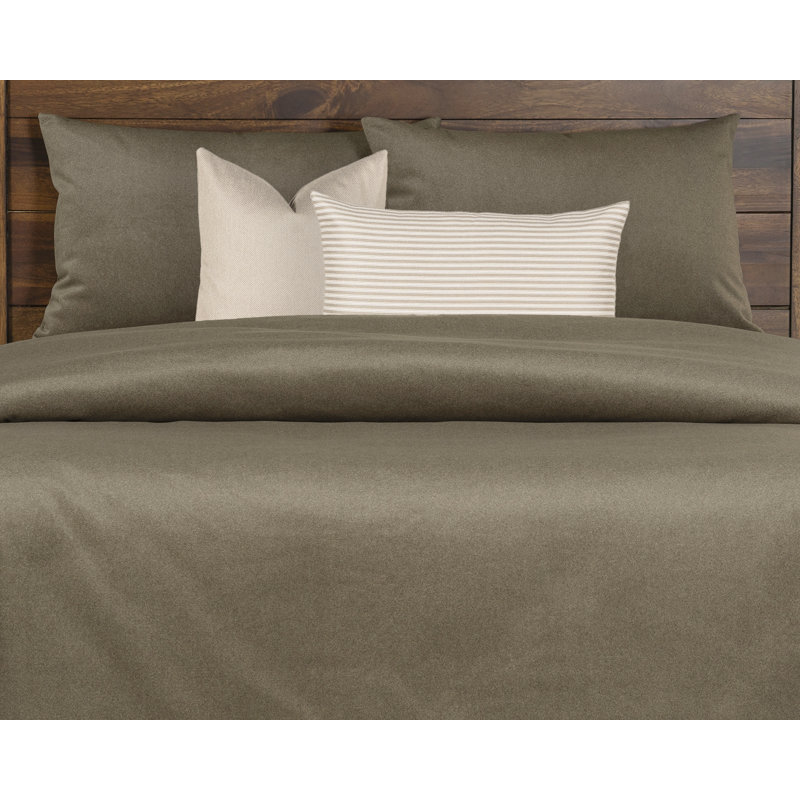 Burly Polyester Duvet Cover & Insert, Brown, California King Duvet Cover +  5 Addition Pieces