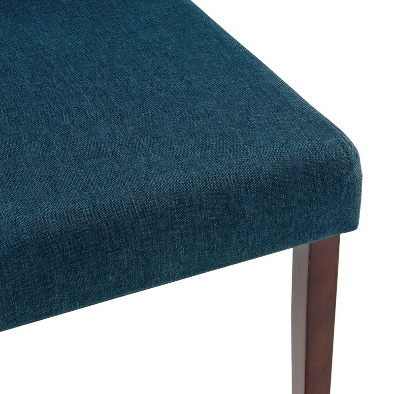Ensemble de salle à manger en tissu 5 pièces Prosper, Bleu