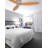 Hardy 3 - Blade Flush Mount Ceiling Fan with Remote Control-1779934781