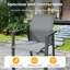 Stemple Aluminum Stacking Patio Dining Armchair, Fully Assembled-1328468132-1301259753