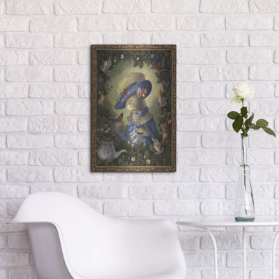 'Wilhelmina In Reverie' by Gina Matarazzo, Metal Wall Art