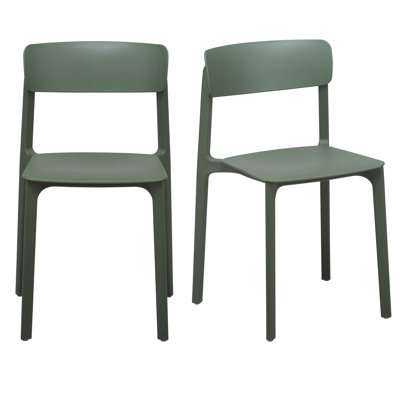 Vowa Stacking Patio Dining Side Chair