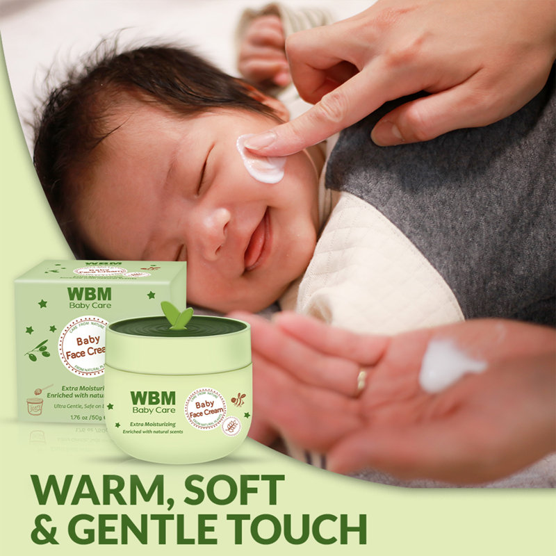 WBM Baby Care Gift Set, Includes 3-in-1 Shampoo & Body Wash, Face Moisturizer Cream, Hand Wash